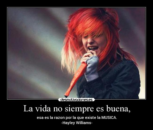 La vida no siempre es buena, - 