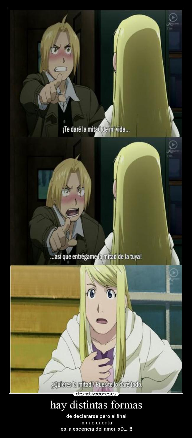 hay distintas formas - 