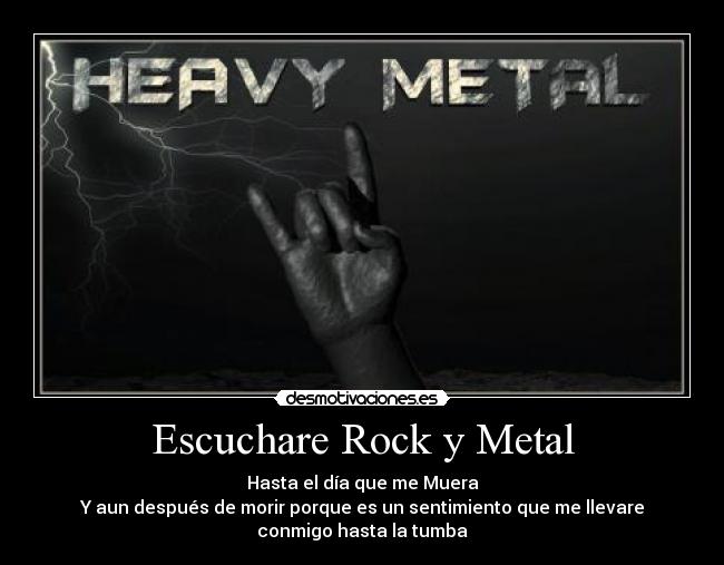 Escuchare Rock y Metal - 