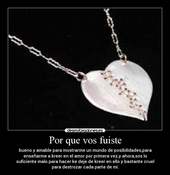 Por que vos fuiste - 
