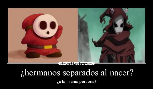 ¿hermanos separados al nacer? -