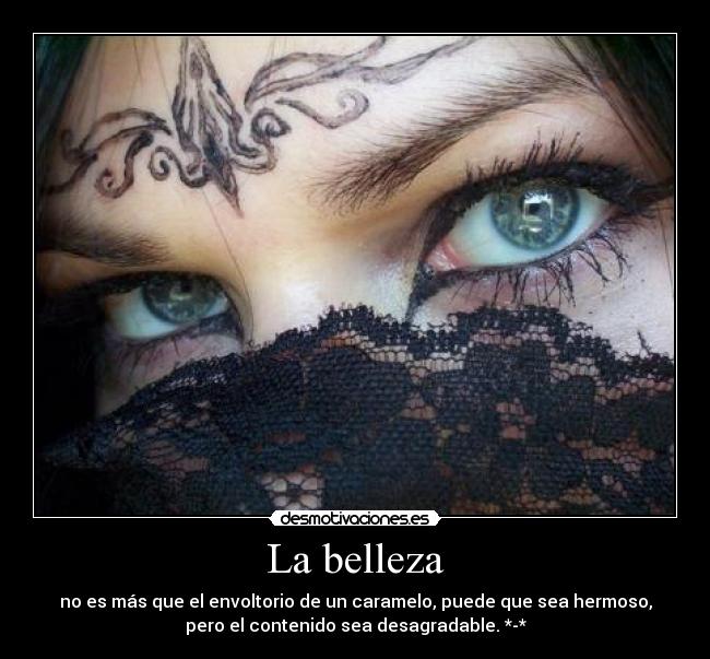 La belleza -