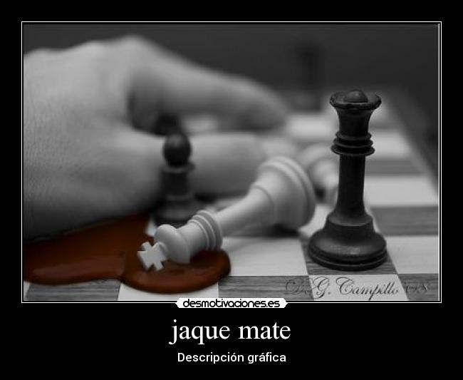 jaque mate - Descripción gráfica