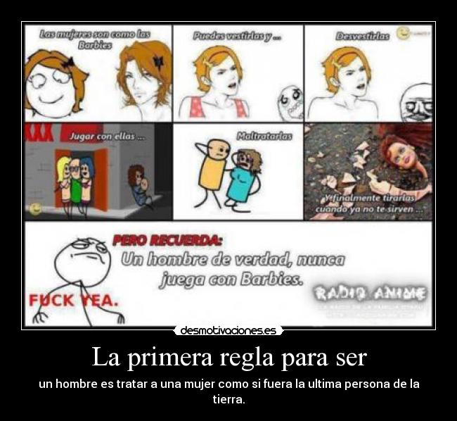 La primera regla para ser -