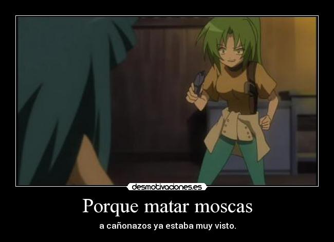 Porque matar moscas - 