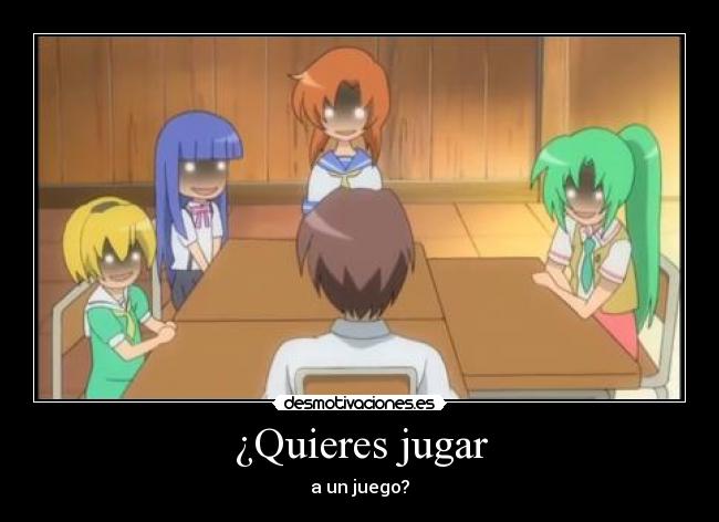 ¿Quieres jugar -