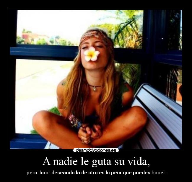 carteles vida asi vivir suya algo suya cono desmotivaciones