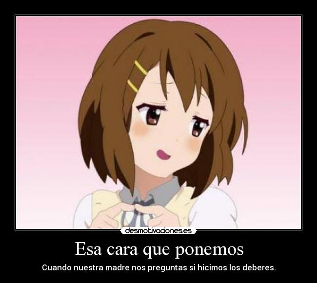 Esa cara que ponemos -