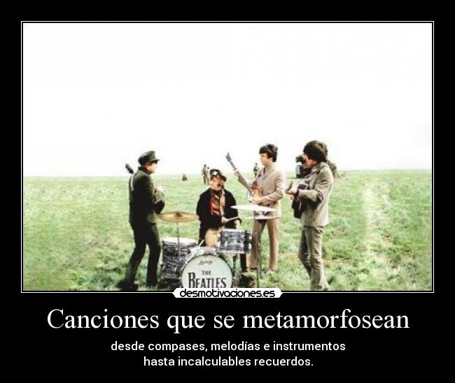 Canciones que se metamorfosean - 