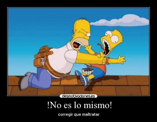 !No es lo mismo! -