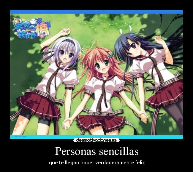 Personas sencillas -