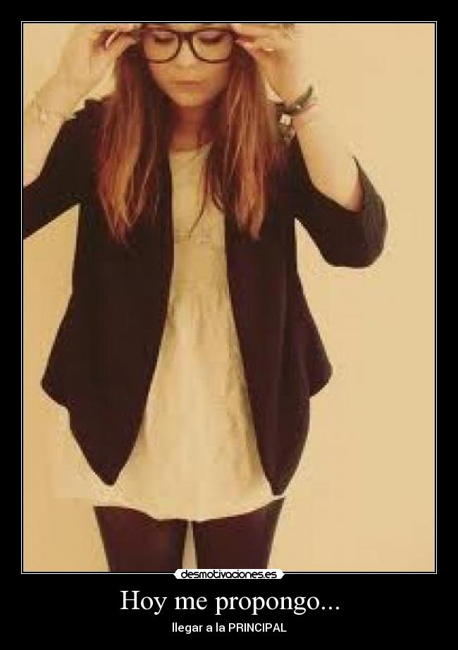 Hoy me propongo... - 