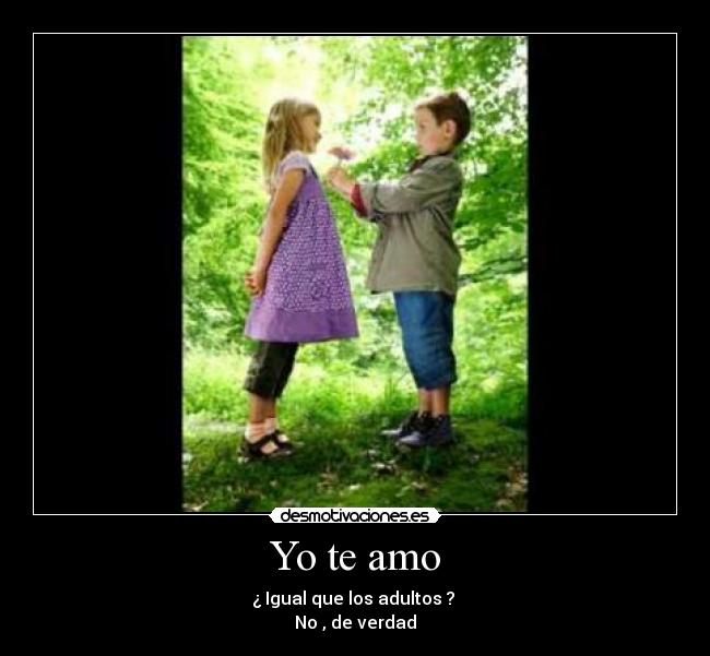 Yo te amo -