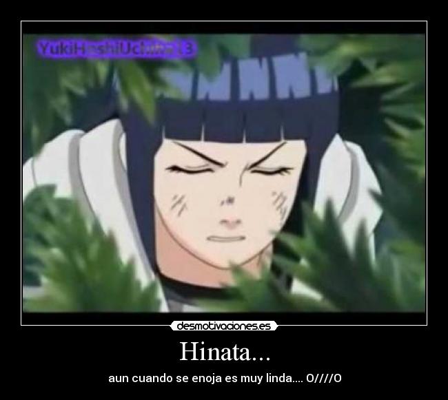 Hinata... - aun cuando se enoja es muy linda.... O////O