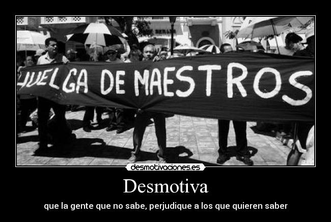 carteles maestros desmotivaciones