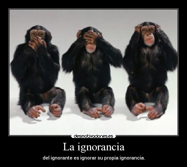 La ignorancia - del ignorante es ignorar su propia ignorancia.