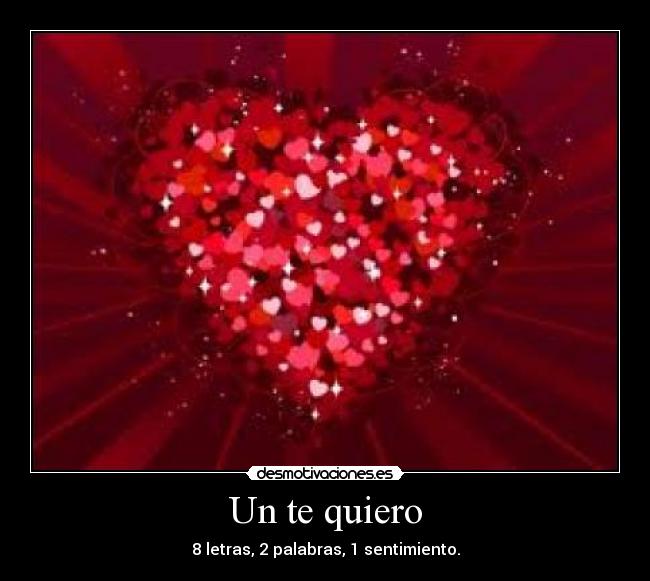 Un te quiero -