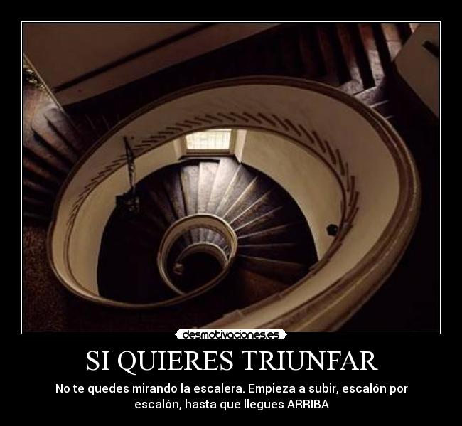 carteles triunfar desmotivaciones