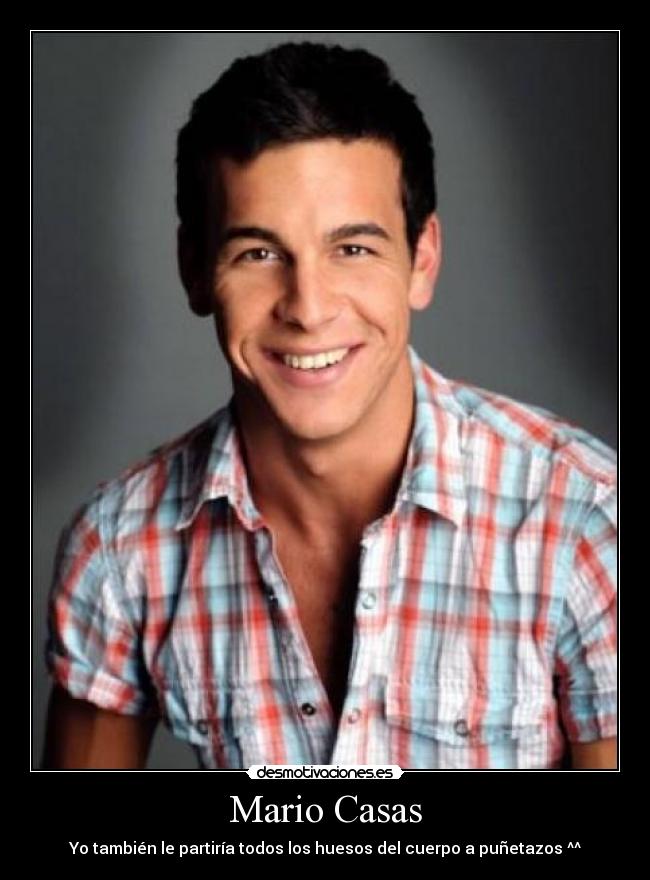 Mario Casas - Yo también le partiría todos los huesos del cuerpo a puñetazos ^^