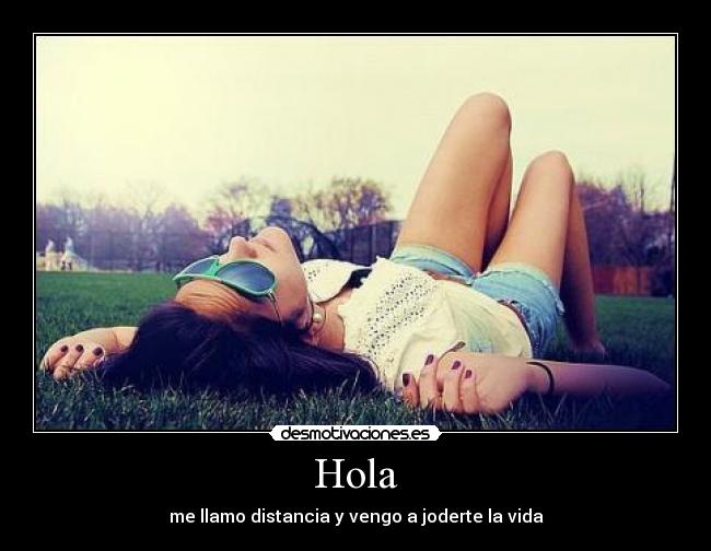 Hola - me llamo distancia y vengo a joderte la vida