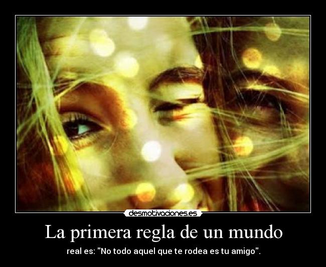 La primera regla de un mundo - 