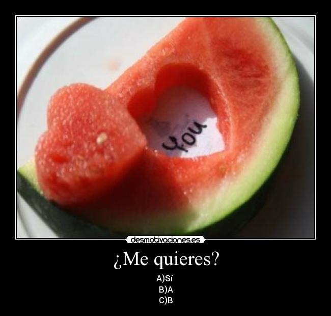 ¿Me quieres? - 