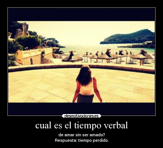 cual es el tiempo verbal - 