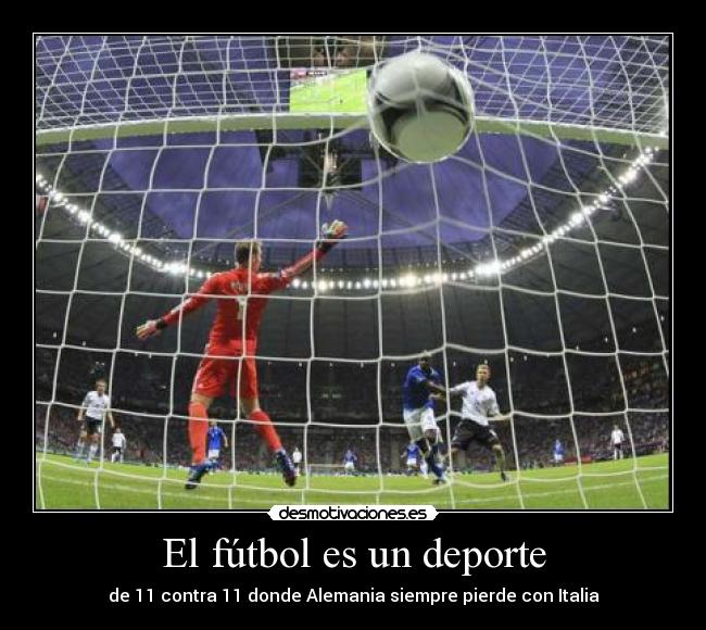 El fútbol es un deporte - 