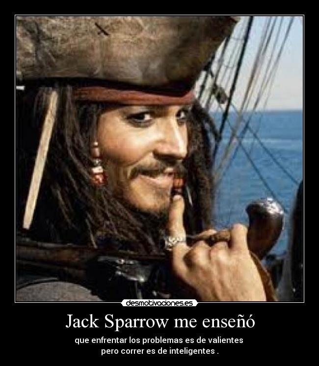 Jack Sparrow me enseñó -