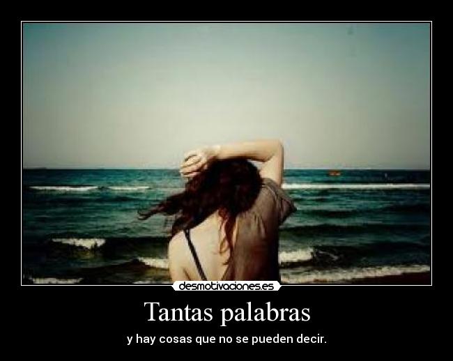 Tantas palabras -