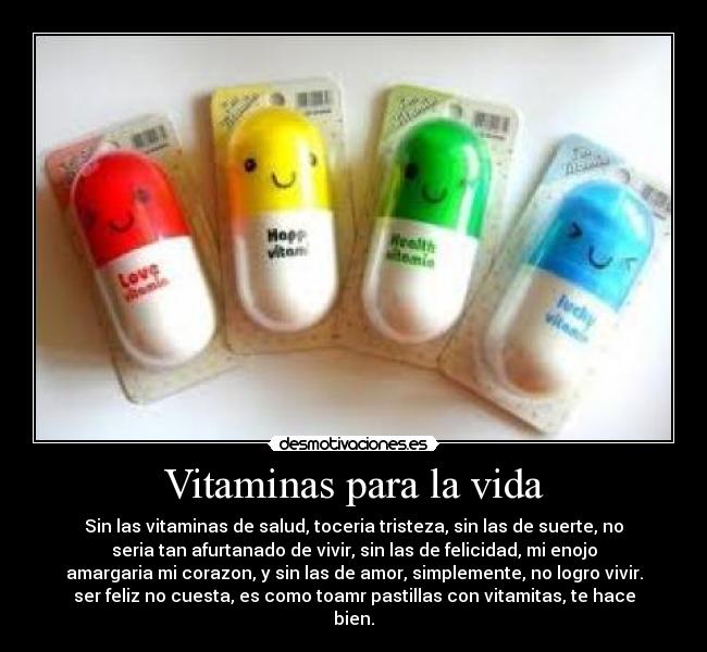 Vitaminas para la vida - 
