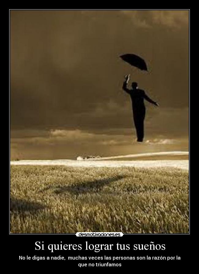 carteles quieres lograr tus suenos desmotivaciones