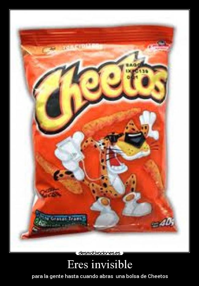 Eres invisible -