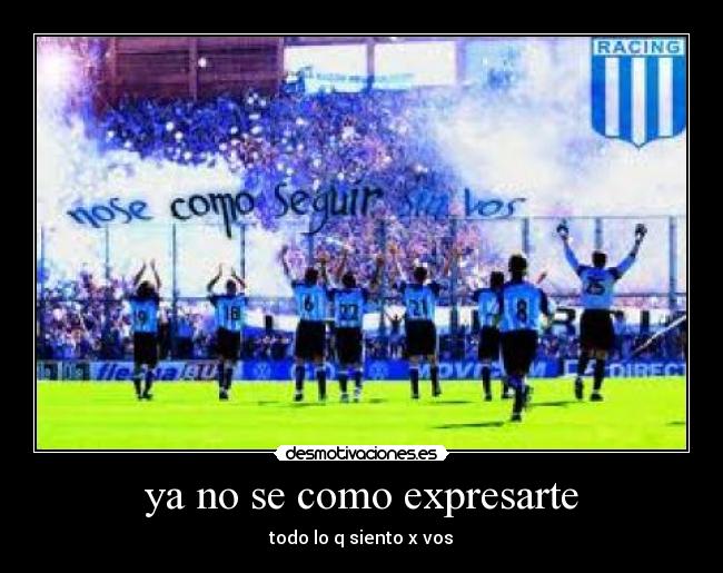 ya no se como expresarte - 