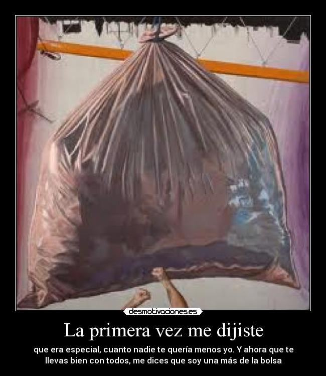 La primera vez me dijiste -