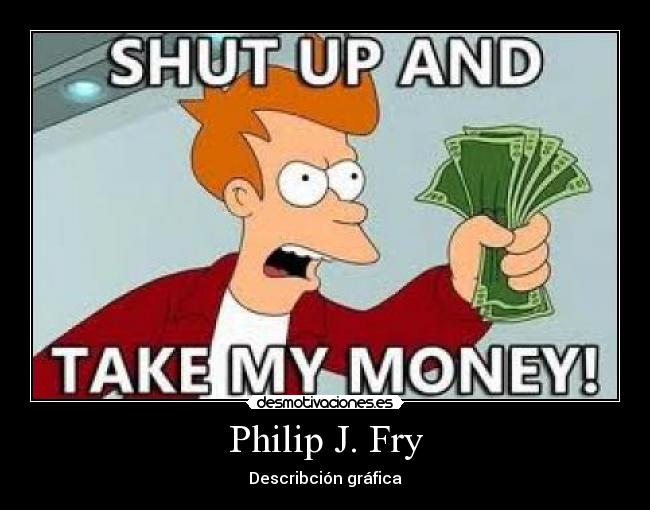 Philip J. Fry - Describción gráfica