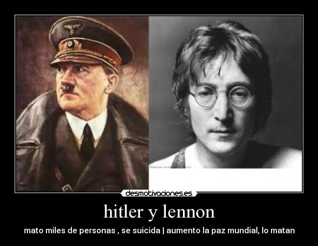 hitler y lennon - 