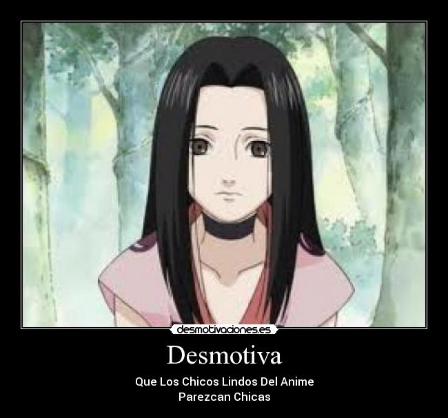 carteles son chicos lindos chicas anime desmotivaciones