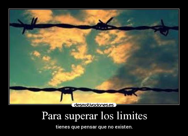 Para superar los limites - 
