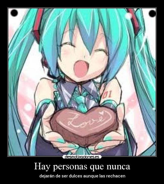 Hay personas que nunca - 