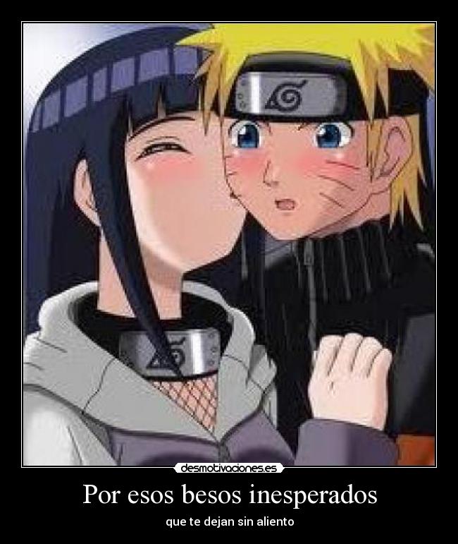 Por esos besos inesperados -