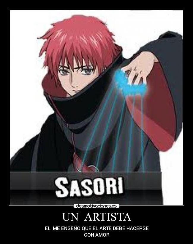 UN ARTISTA - EL ME ENSEÑO QUE EL ARTE DEBE HACERSE
CON AMOR