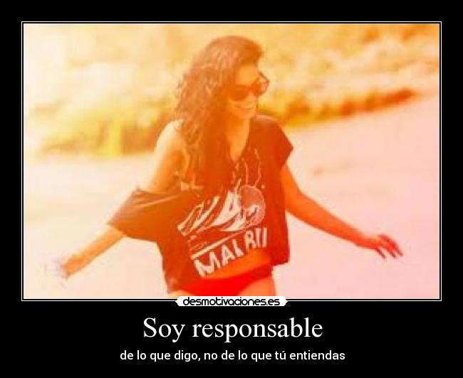 Soy responsable - 