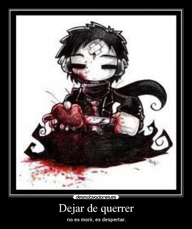 Dejar de querrer -