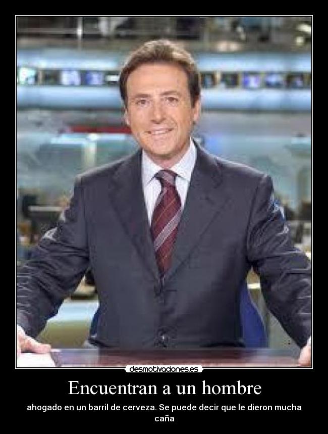 Encuentran a un hombre - ahogado en un barril de cerveza. Se puede decir que le dieron mucha caña