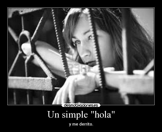 Un simple hola -
