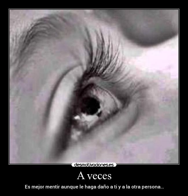 A veces -