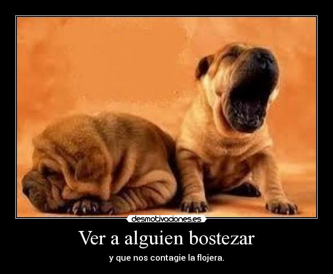 Ver a alguien bostezar - 