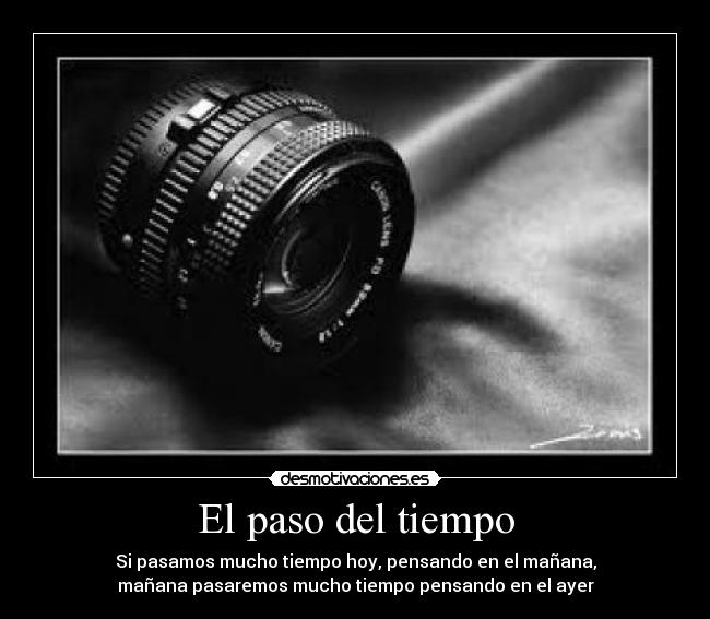 El paso del tiempo -