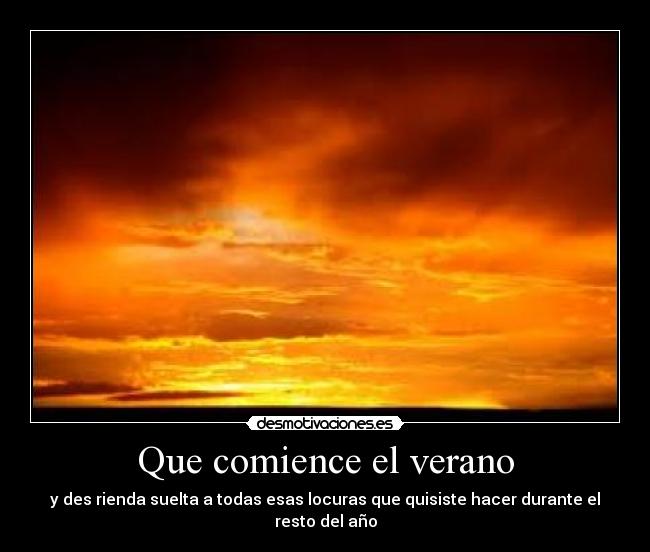 carteles verano inicio del verano desmotivaciones